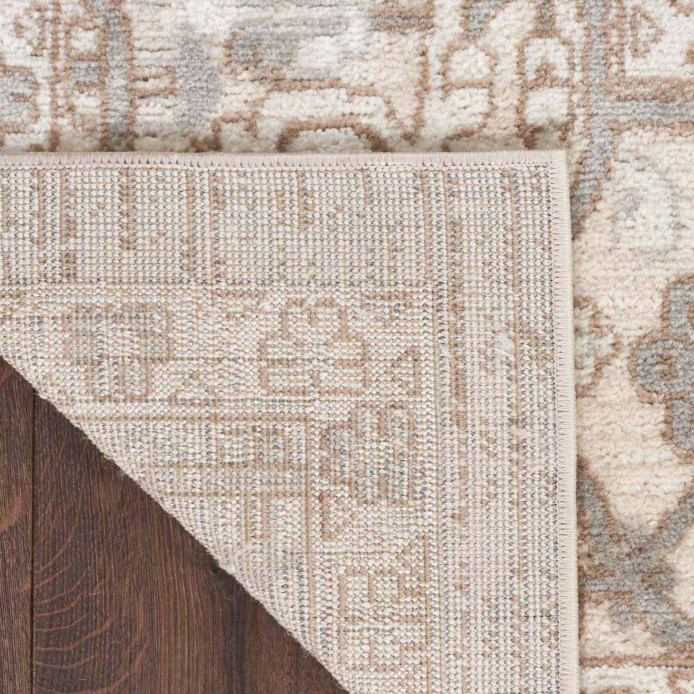 Beige Rectangular Floral Synthetic 8' x 10' Area Rug