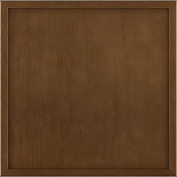American Woodmark Remy 11 9/16 in. W x 3/4 in. D x 11 1/2 in. H in Maple Truffle Cabinet Door Sample
