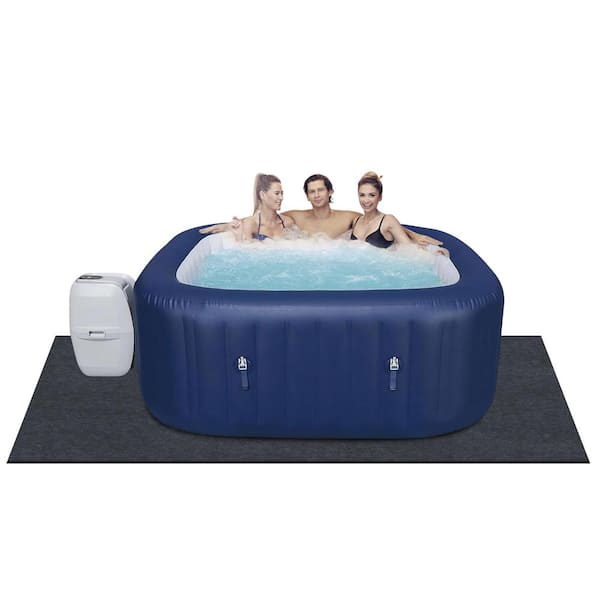 VEVOR Hot Tub Mat 75 x 75 Extra-Large Inflatable Tub Pad