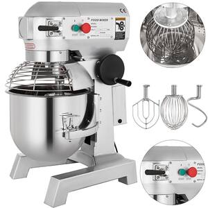 15 Qt. Commercial Food Mixer 3 Speeds Adjustable Spiral Mixer with Stainless Steel Bowl for Schools Bakeries