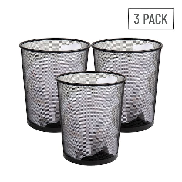 Mind Reader Freestanding Trash Can Waste Paper Basket 11.5 in. L x