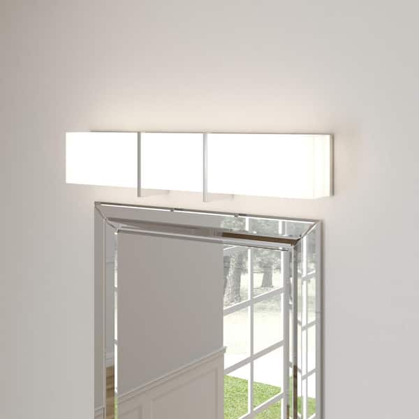 High Rise LED Bath Chrome Vanity Light
