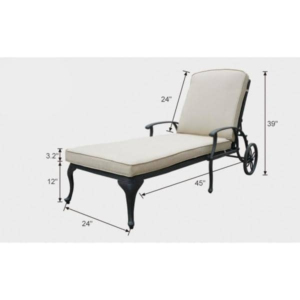 aluminum chaise lounge outdoor furniture