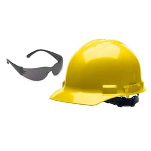 Duo Safety Hard Hat with Free Safety Glasses