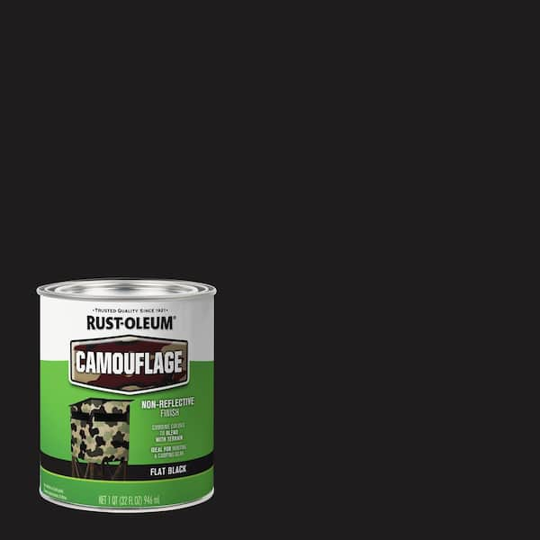 Rust-Oleum Specialty 1 qt. Black Camouflage Interior/Exterior Paint ...