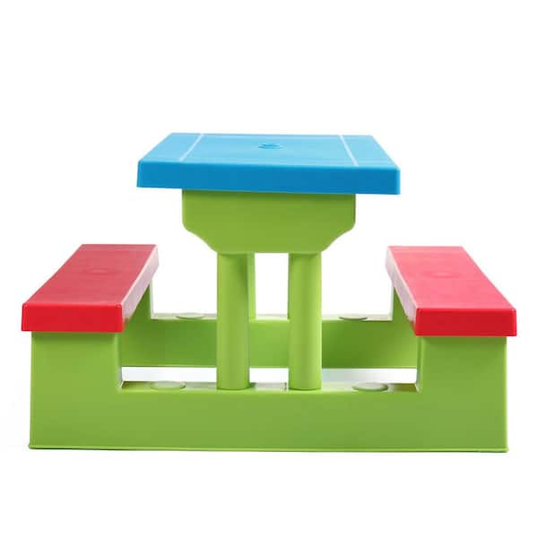 4 Seat Junior Toddler Table - Blue