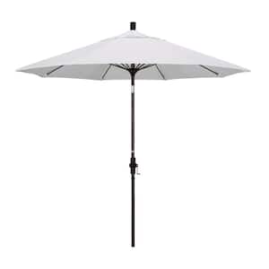 9 ft. Fiberglass Collar Tilt Patio Umbrella in Natural Pacifica