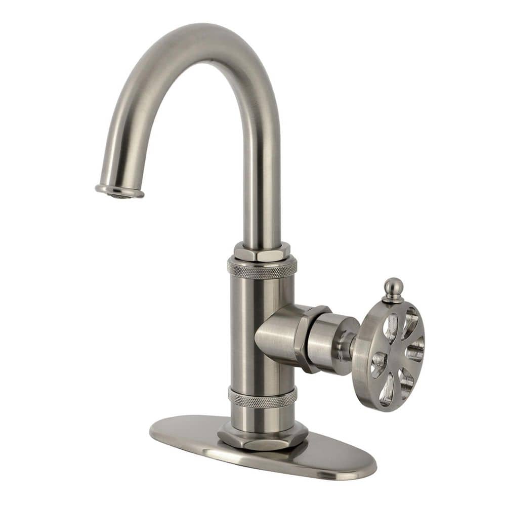 Kingston Brass Belknap 1-Handle Single Hole Bathroom Sink Faucet with ...