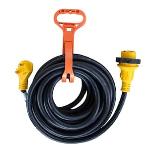 25 ft. 125-Volt 30 Amp Marine Type Pigtail RV Camper Extension Cord