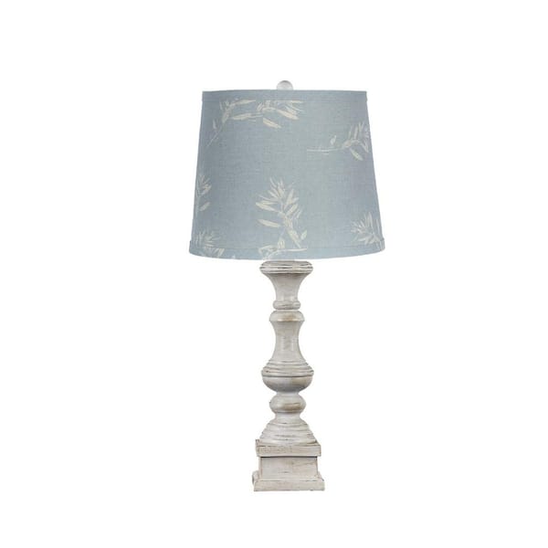 HomeRoots Josephine 29 in. Antique White Table Lamp