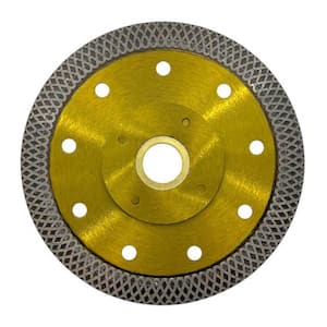 4.5 in. Turbo Mesh Saw Blades for Porcelain Tile, Ceramic Tile, Marble, Granite and Other Natural Stone