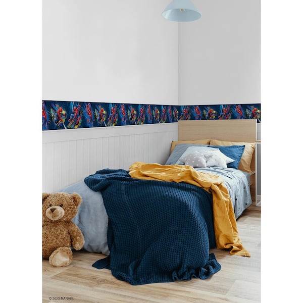 Multi-Colored Marvel Spider-Man Peel and Stick Wallpaper Border