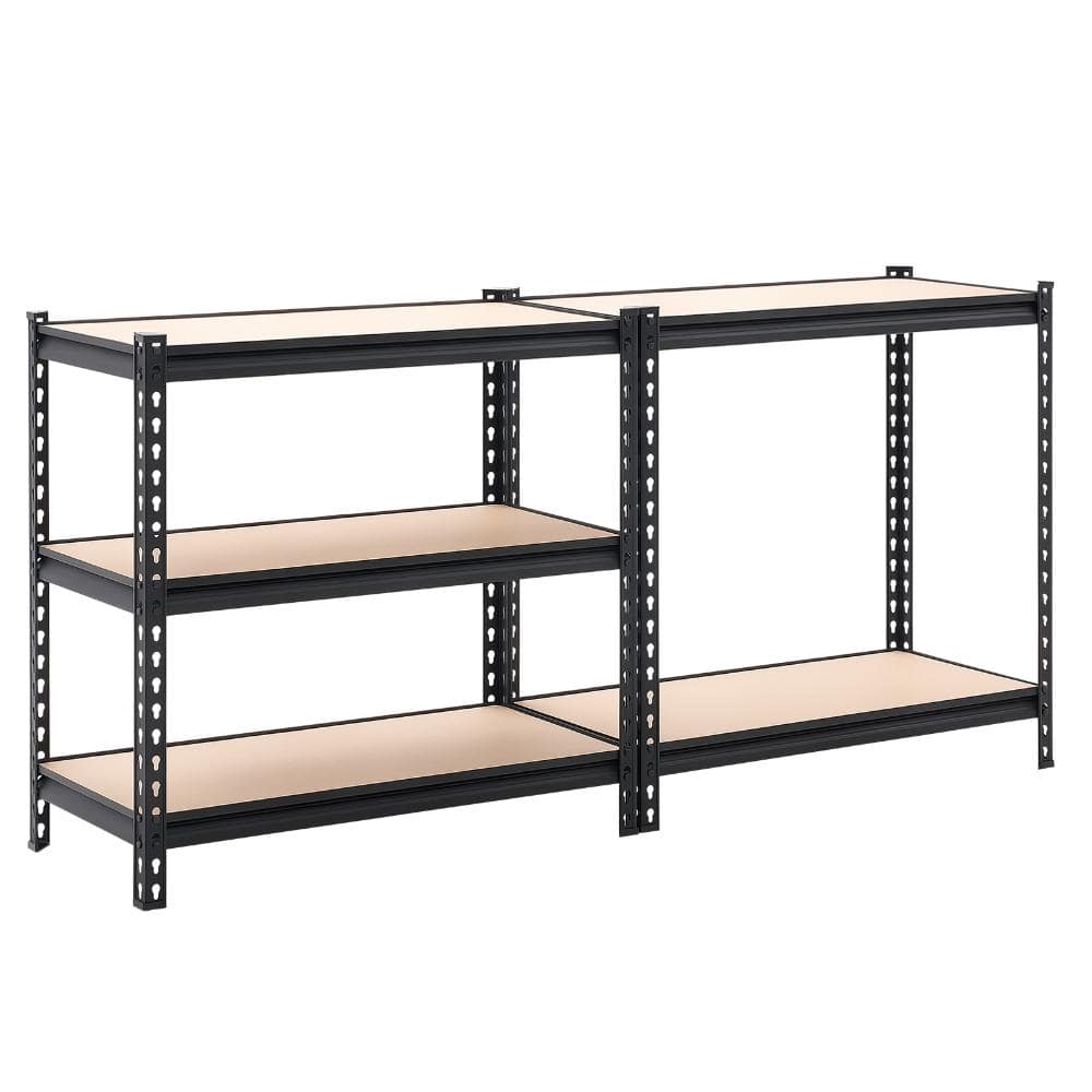 Avex 5-Shelf Black 2000 lbs Heavy Duty Metal Organizer Wire Rack Adjustable Storage Shelving Unit