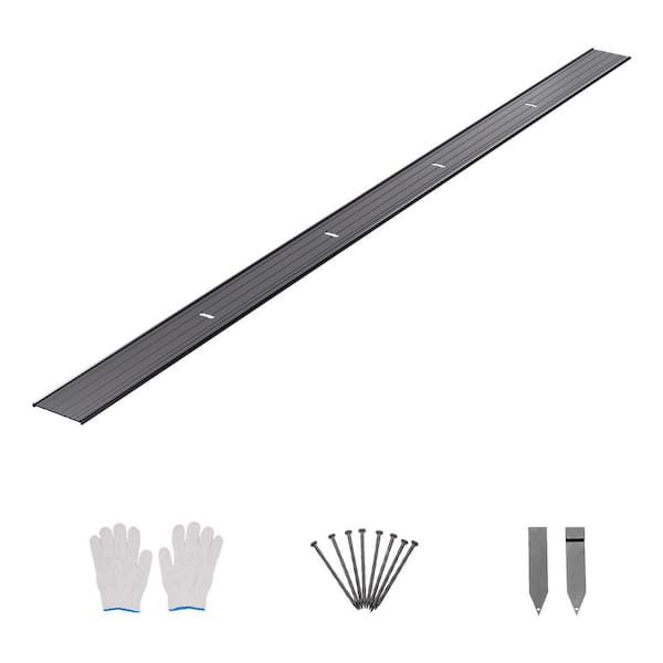 Metal Landscape Edging, 8 Pieces of 72-in. Rust-Resistant Aluminum Alloy Edging, Flexible Garden Border