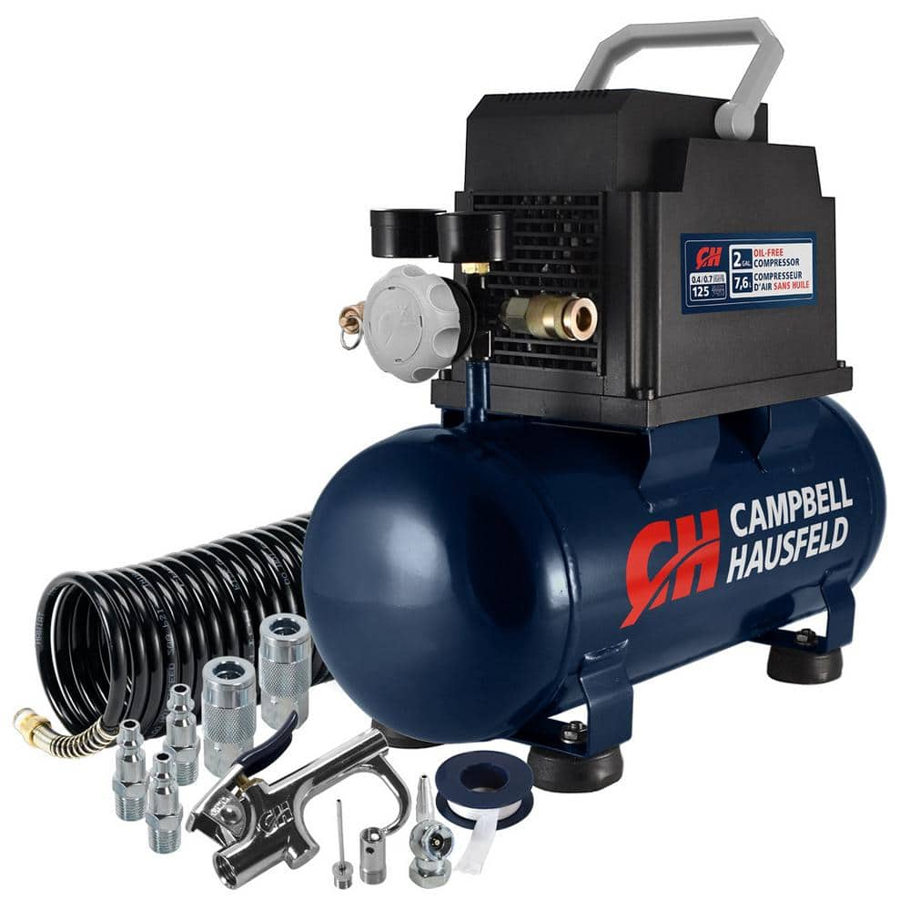 campbell hausfeld oilless compressor 4 gallon