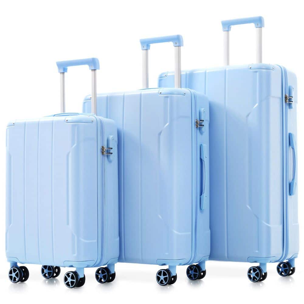 ROAM ADVENTURE ANNEX BLUE STANDARD 新品未使用 Merax Lightweight 3-Piece Sky Blue ABS Hardshell Spinner Luggage