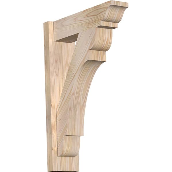 Ekena Millwork 6 in. x 26 in. x 18 in. Douglas Fir Olympic Traditional Smooth Outlooker
