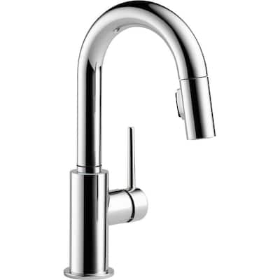 Trinsic Single-Handle Pull-Down Sprayer Bar Faucet with MagnaTite Docking in Chrome