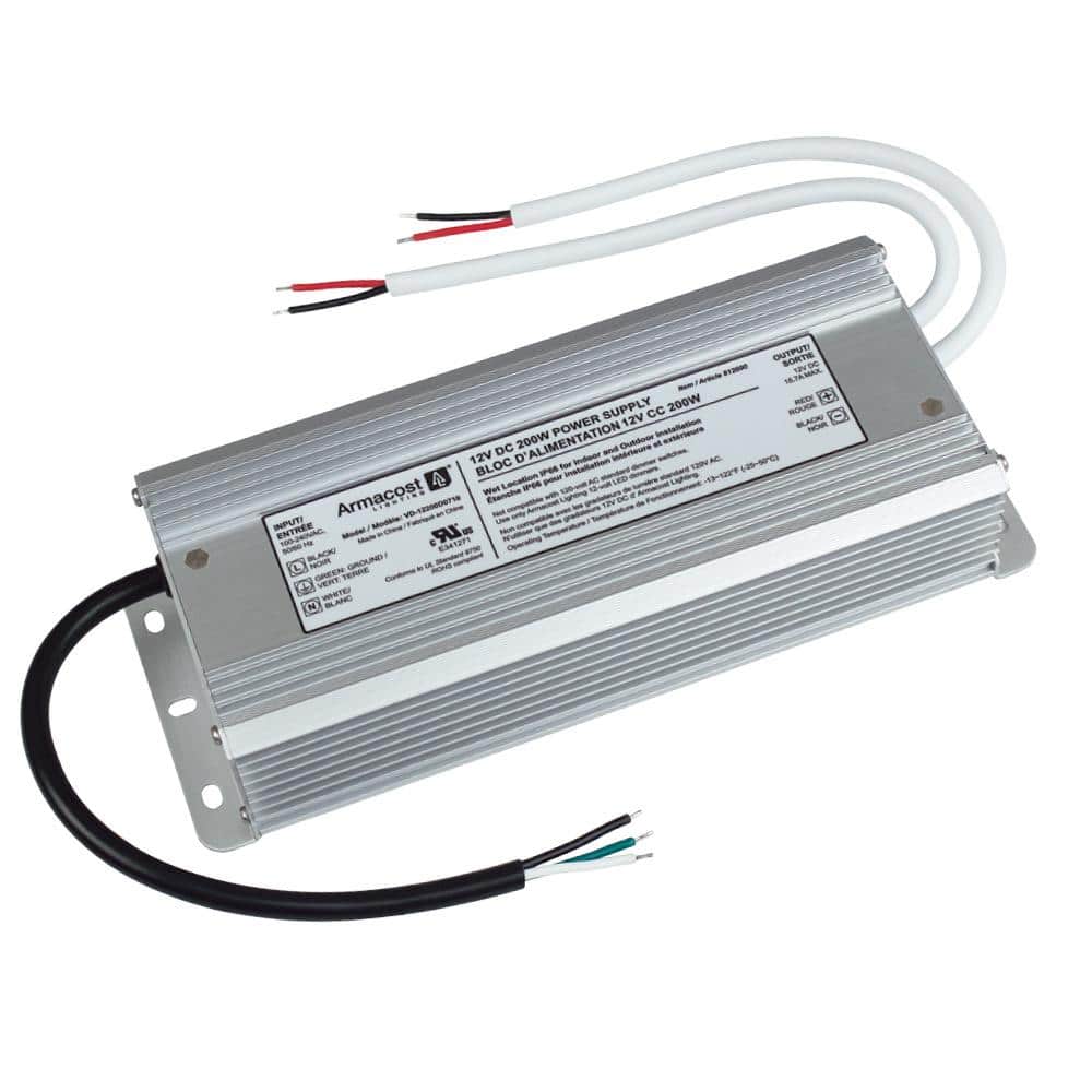 Transformateur LED 200W 12 Volts D.