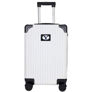 Brigham Young Cougars premium 2-Toned 21" Carry-On Hardcase in White
