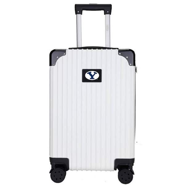 Mojo Brigham Young Cougars premium 2-Toned 21" Carry-On Hardcase in White