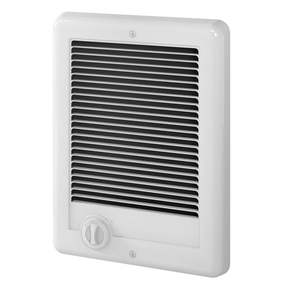 White Electric Wall Heater with Adjustable Thermostat