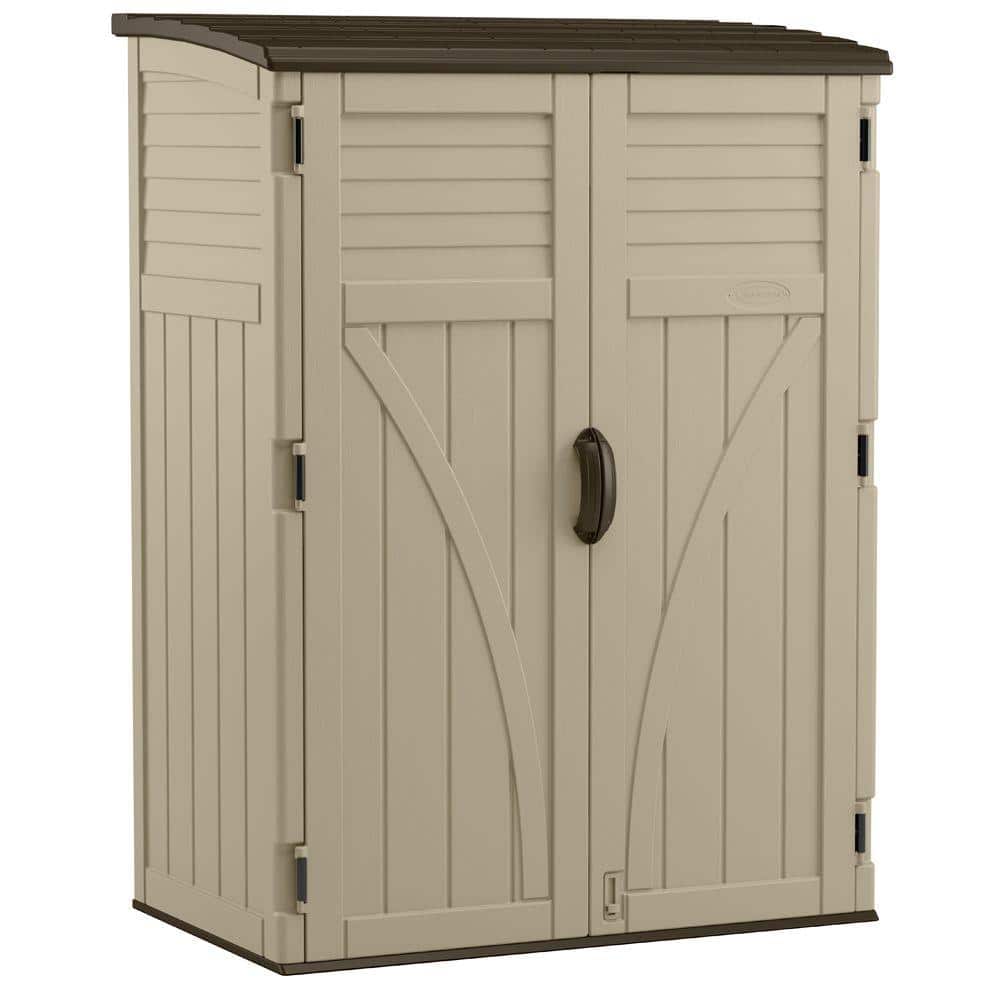 Large Vertical Storage Shed Bms5700, Plastic Outdoor Cabinet Doors