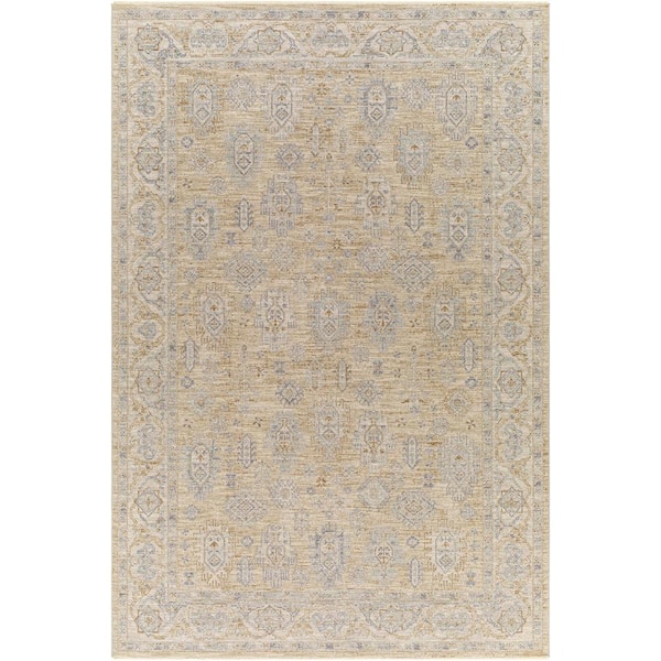 Livabliss Avant Garde Gray Traditional 9 ft. x 12 ft. Indoor Area Rug