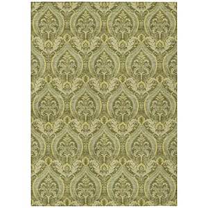 Chantille ACN572 Green 3 ft. x 5 ft. Machine Washable Indoor/Outdoor Geometric Area Rug