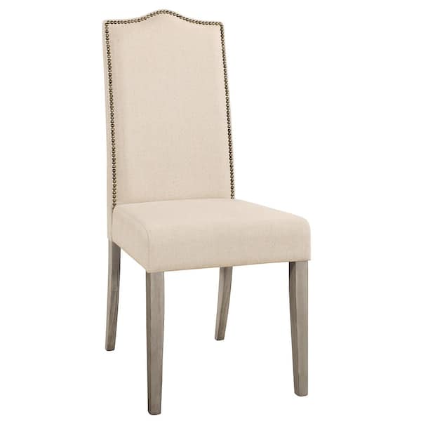 Romero Cream Linen Parsons Dining Chair