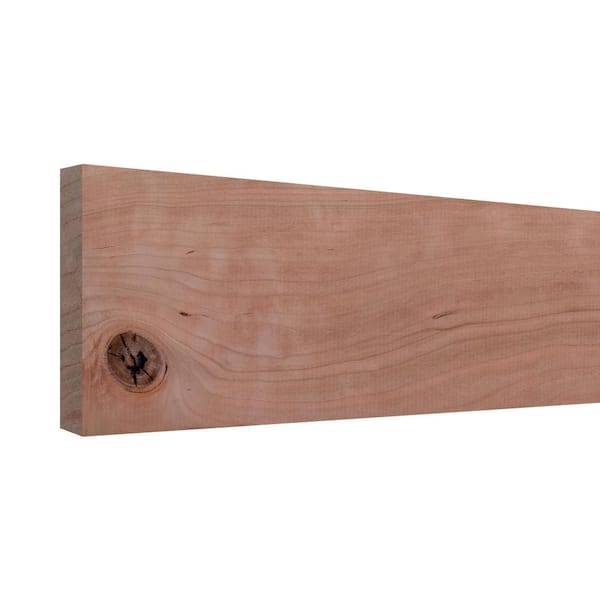 Ornamental Mouldings 3/4 in. D x 2.5 in. W x 4 ft. L Unfinished Natural Cherry Wood Board