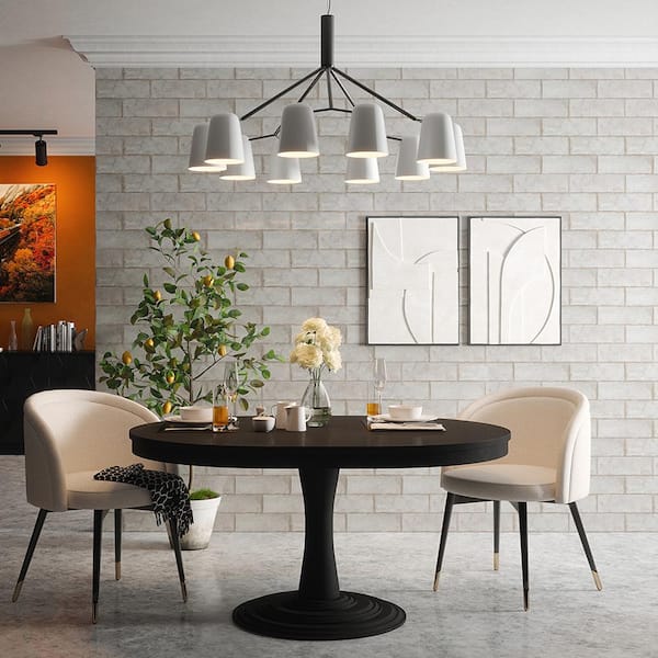 Reina Steel Gray 4 in. x 12 in. Gloss Subway Ceramic Wall Tile (0.322 Sq. Ft./Each)