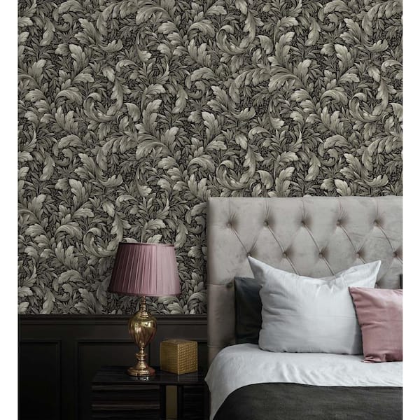 PrintCrown | Grey Seamless Pattern Texture| Self Adhesive Wallpaper Peel &  Stick, Waterproof, Scratch Resistant 41cm x 244cm