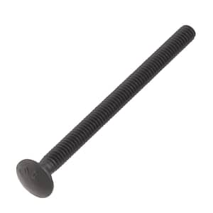 1/4 in. -20 x 3-1/2 in. Black Deck Exterior Carriage Bolt (25-Pack)