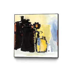 "Vases Collage" by Diane Lambin Framed Abstract Wall Art Print 30 in. x 30 in.