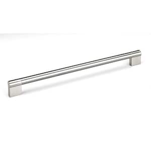 Avellino Collection 7 1/16 in. (180 mm) Brushed Nickel Modern Cabinet Bar  Pull