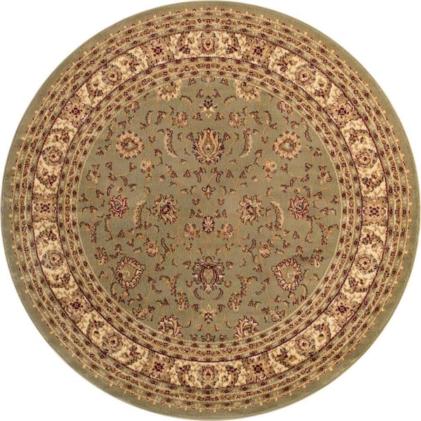 Voyage St. Louis Green 6' 0 x 6' 0 Round Rug
