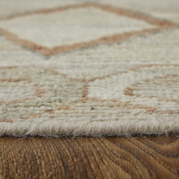 8 ft. x 10 ft. Tan, Brown, Gray Moroccan Area Rug