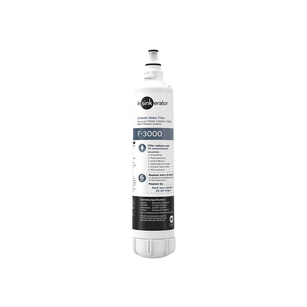 InSinkErator F-3000 Carbon Block Under-Sink Water Filter Cartridge