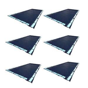 18 ft. x 36 ft. Rectangle Dark Blue Economy Winter In Ground Pool Cover