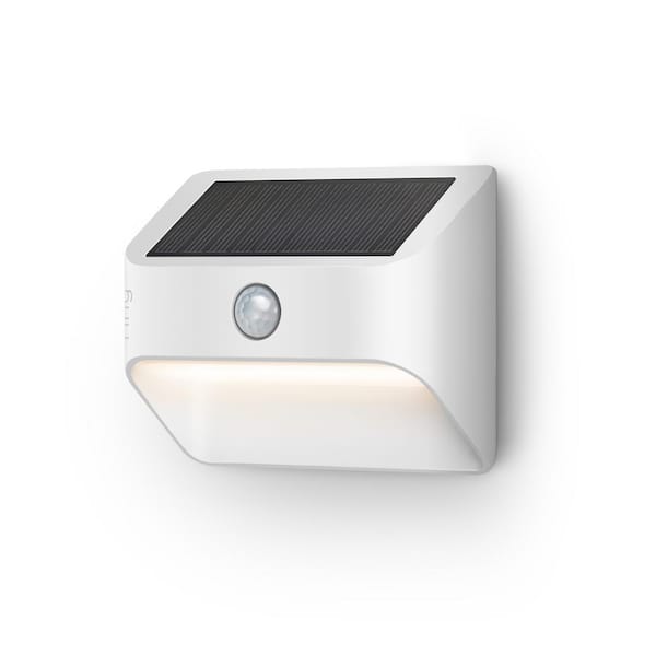 Ring Smart Lighting Solar White Motion Activated Integrated LED Deck Step Light