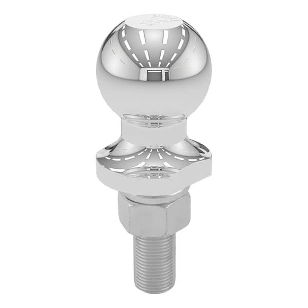 CURT 1-7/8" Trailer Hitch Tow Ball (3/4" x 2-1/8" Shank, 2,000 lbs., Chrome, Packaged)