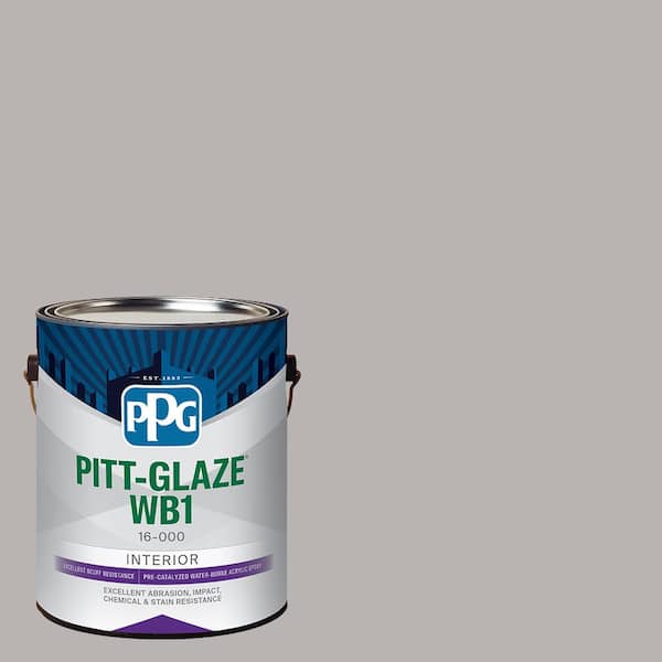 Pitt-Glaze 1 gal. PPG1002-4 Gray Marble Eggshell Interior Waterborne 1-Part Epoxy Paint