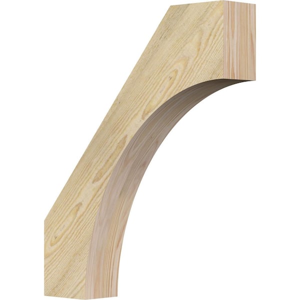Ekena Millwork 4"W x 20"D x 24"H Westlake Rough Sawn Knee Brace, Douglas Fir