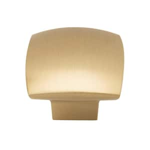 Sunset 1-9/16 in. Modern Champagne Bronze Square Cabinet Knob