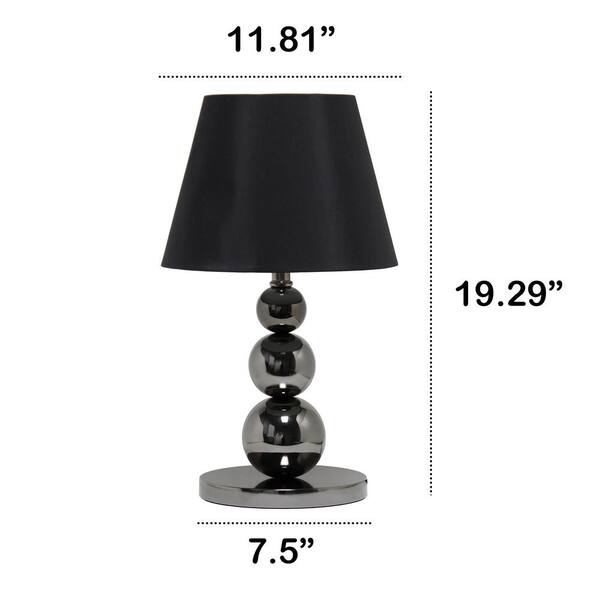 thumbnail image 2 of Lamp Finials 2 PCS Black Lamp Finial Knobs - 1/4-27 Thread, Aluminum Alloy Ball Knobs For Table & Floor Lamp Shades Lamp Shade Screw Cap 2 of 9