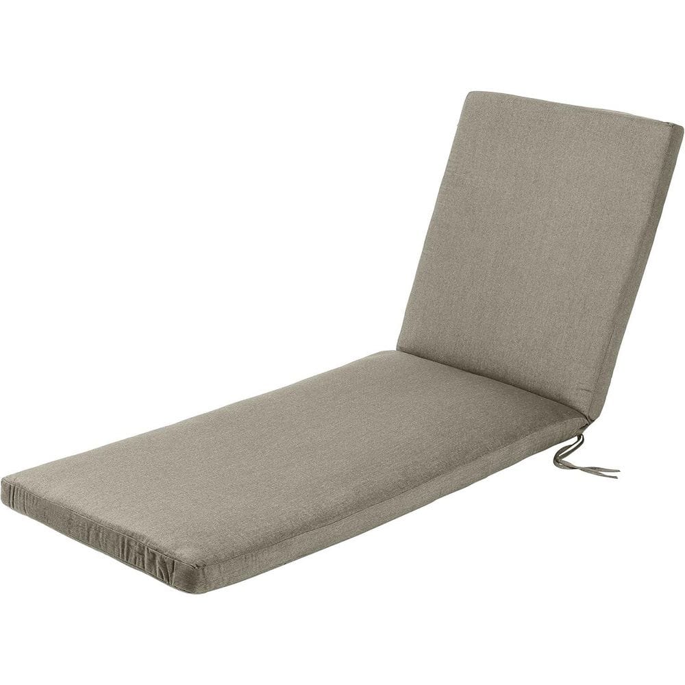 Sunbrella Single Chaise Lounge Knife Edge Cover w/ Cushion Inset Pillow Outdoor Furniture for Patio, Dove 24 in. x72 in. price history on PriceWatchPro