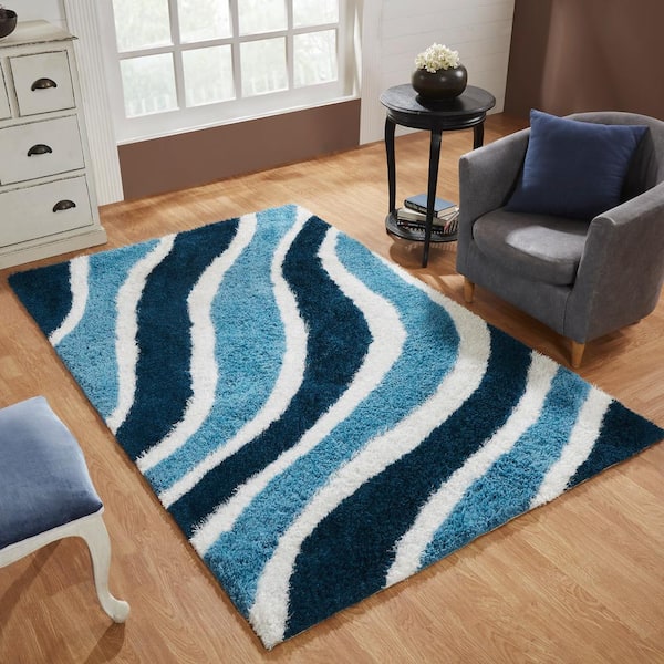 Leigh Multi-Color 10 ft. x 14 ft. Non-Slip Modern Floral Medallion Area Rug