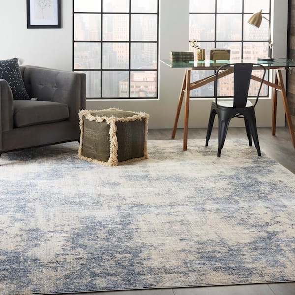 Nourison Urban Chic URC04 Light Blue Area Rug – Incredible Rugs