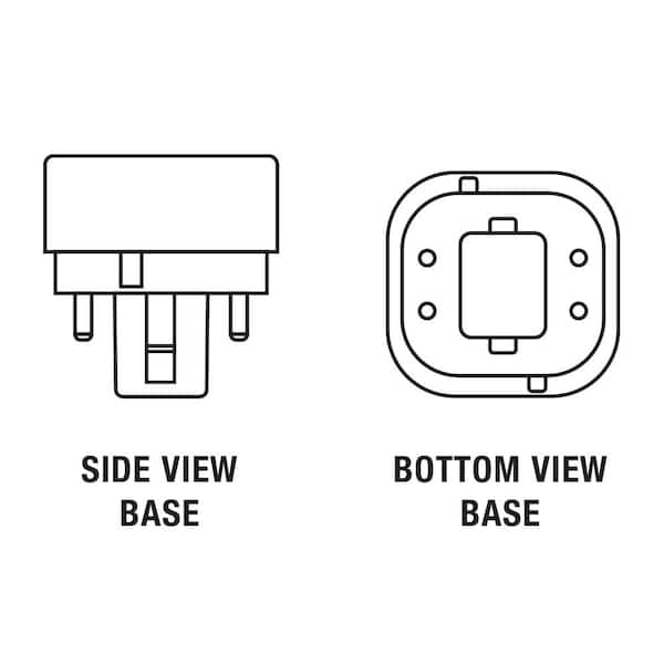 Feit Electric 18W Equiv PL CFLNI Quad Tube 4-Pin Plug-in G24Q-2